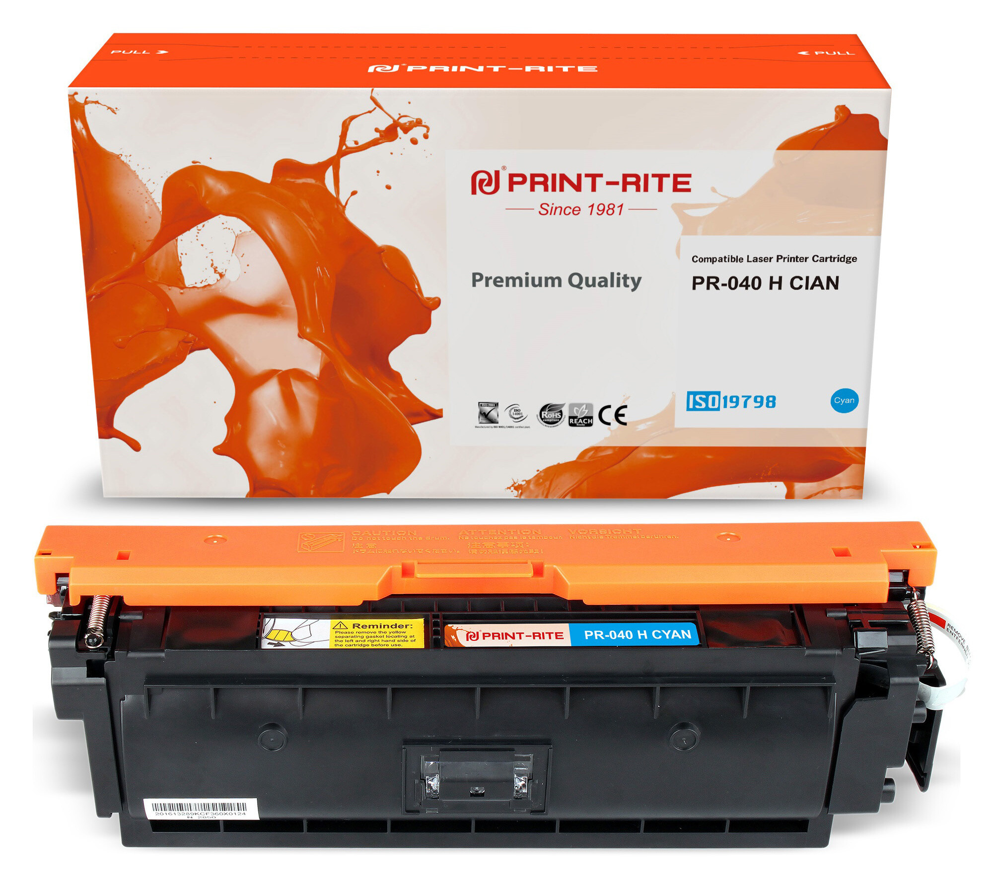 

Картридж Print-Rite PR-040 H TRC311CPU1J голубой