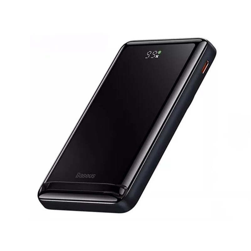 

Внешний аккумулятор Baseus Magnetic Bracket Wireless Fast Charge 10000mAh 20W Blue (PPCX000203)