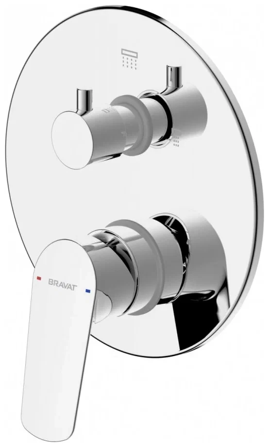 

Смеситель для ванны Bravat F842CP-2-SET