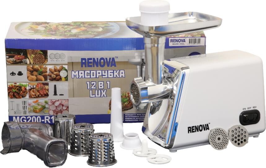 

Мясорубка RENOVA MG200-R1WL