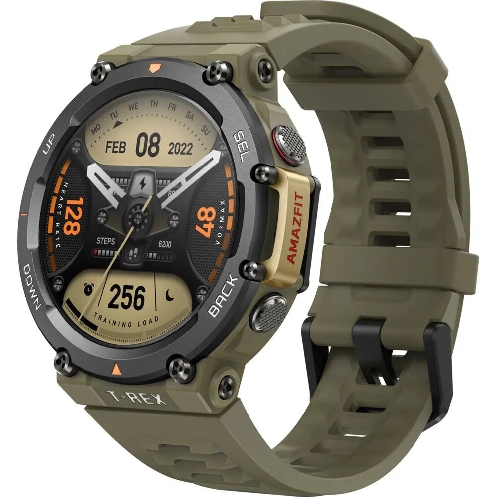 

Умные часы Amazfit T-Rex 2 1.39 зеленый/черный (A2170)