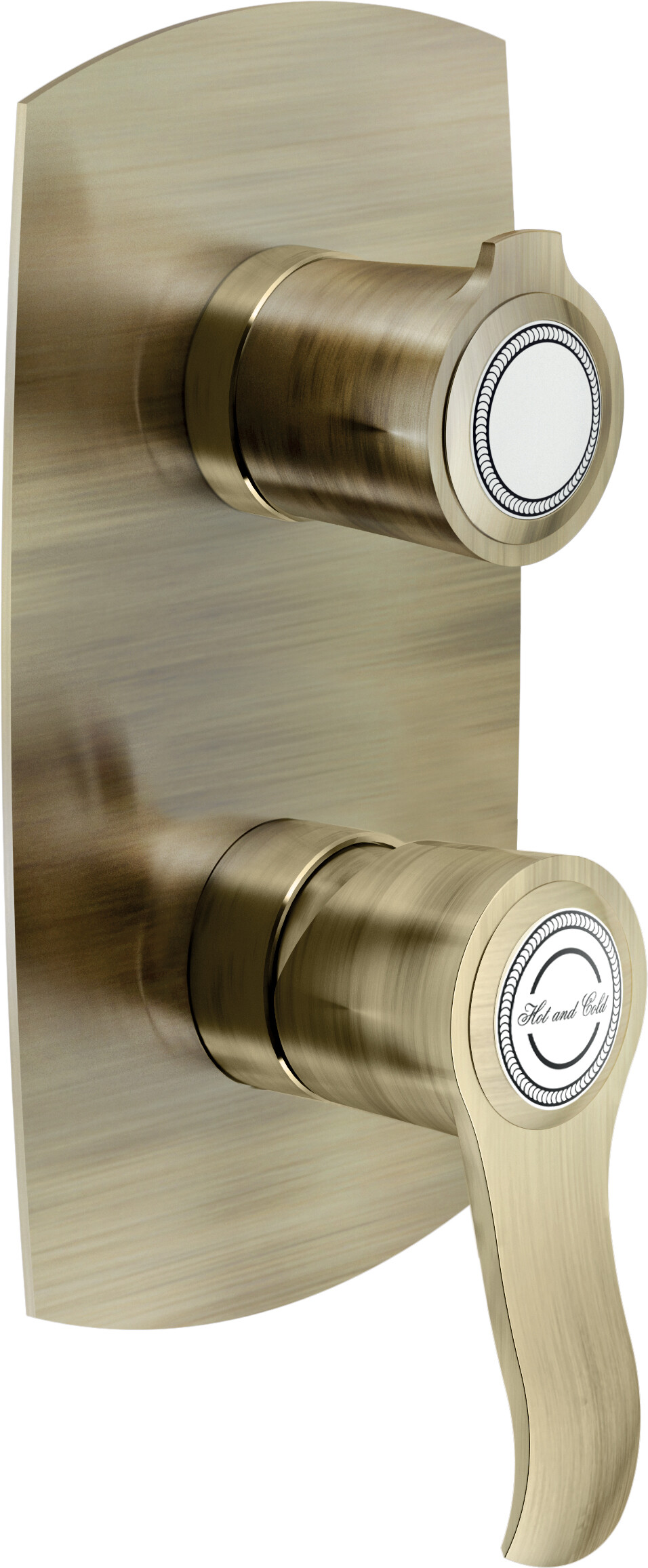 

Смеситель для ванны Nobili WE81102/SIBR (внешняя часть)