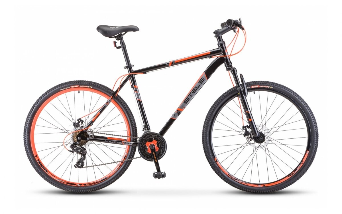 

Велосипед взрослый STELS Navigator-700 MD 27.5 F020 Чёрный/красный (LU096006*LU088933*17.5)