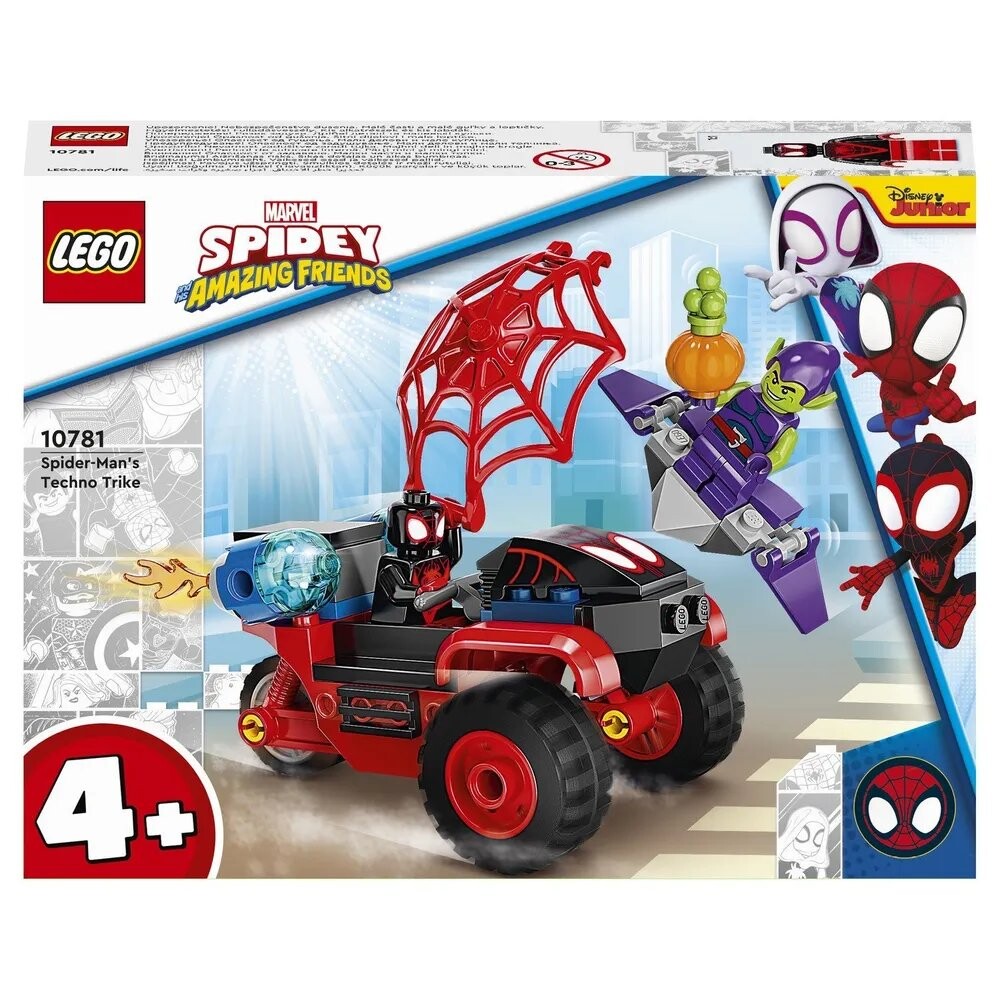 

Конструктор LEGO Spiderman Майлз Моралес: техно-трайк Человека-Паука (10781)