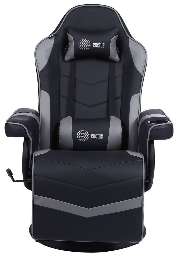 

Кресло Cactus CS-CHR-GS200BLG черный/серый эко.кожа