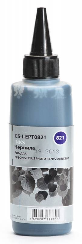 

Чернила для картриджа Cactus CS-I-EPT0821 черный 100мл
