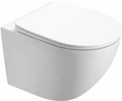 

Унитаз Azario MORANO безободковый, с сиденьем м/лифт 500х370х370 (AZ-450W)