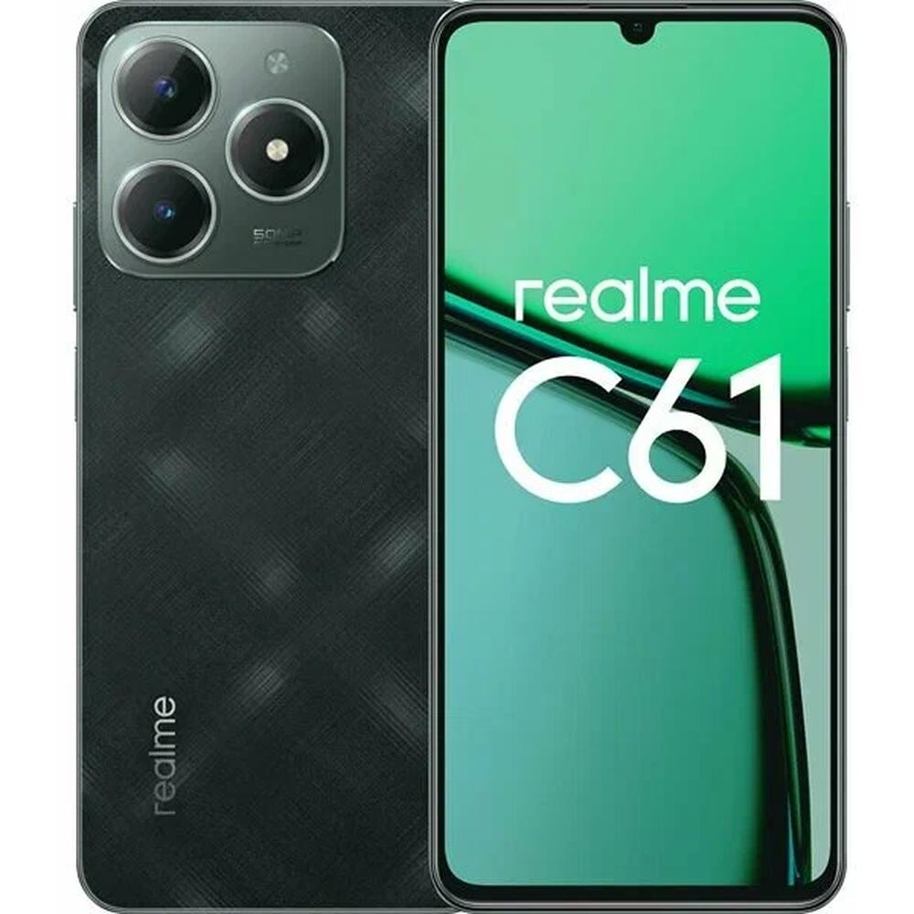 Телефон Realme C61 8/256Gb зеленый (RMX3930)