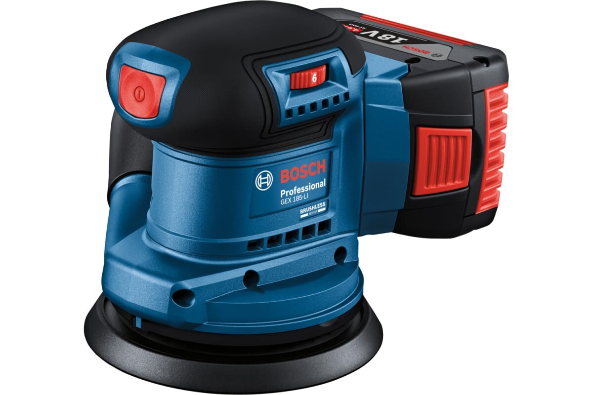 

Шлифовальная машина Bosch GEX 185-LI (06013A5021)