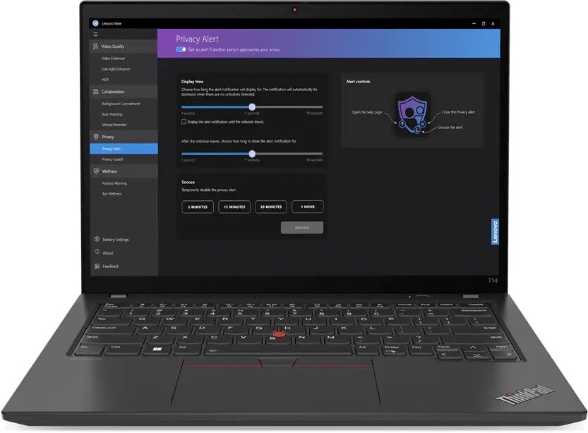 Ноутбук Lenovo ThinkPad T14 Gen 4 i5-1335U/16Gb/512Gb SSD/UMA/W11 Pro/Thunder Black (21HD004KRT)