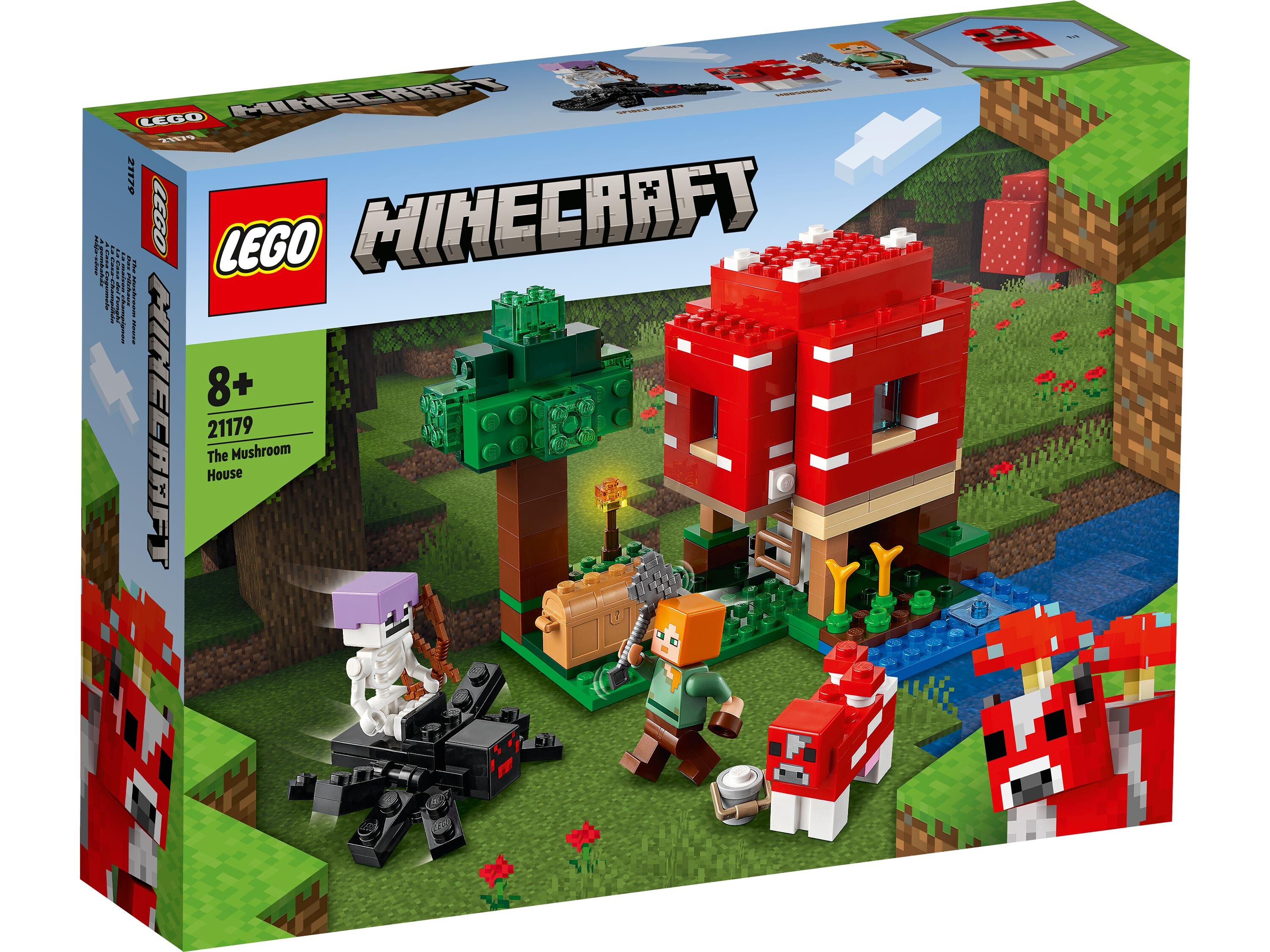 

Конструктор LEGO Minecraft Грибной дом (21179)