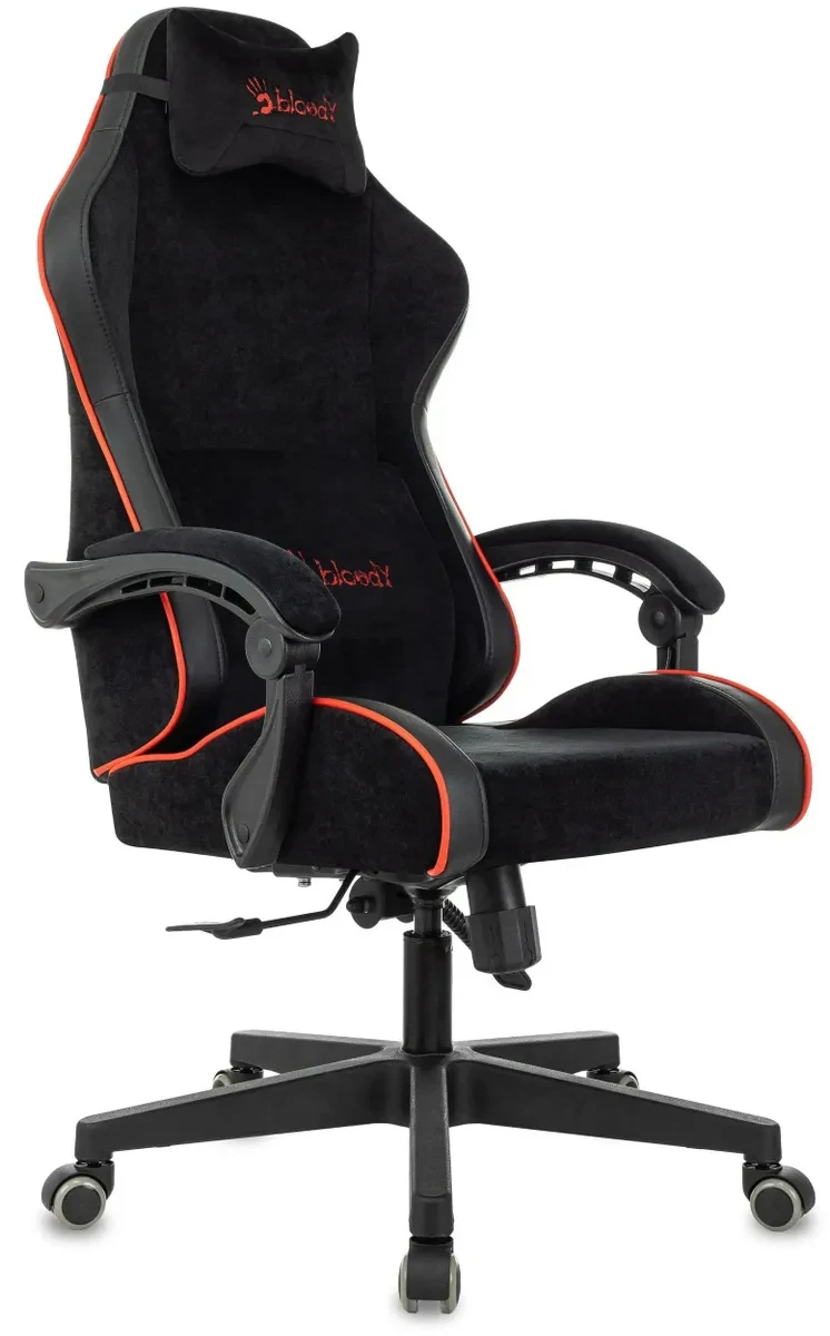 

Кресло A4Tech Bloody GC-670 черный/черный ткань/эко.кожа