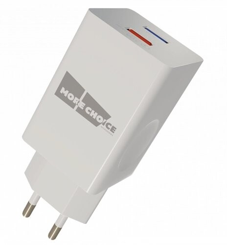 

Сетевое зарядное устройство More choice NC55QCi White (4627151195087)
