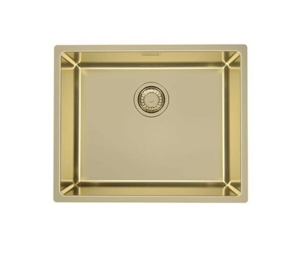 

Кухонная мойка Alveus Kombino 50 Monarch Gold SAT 542X442X195 U нержавеющая сталь, с выпуском, без сифона (1120361)