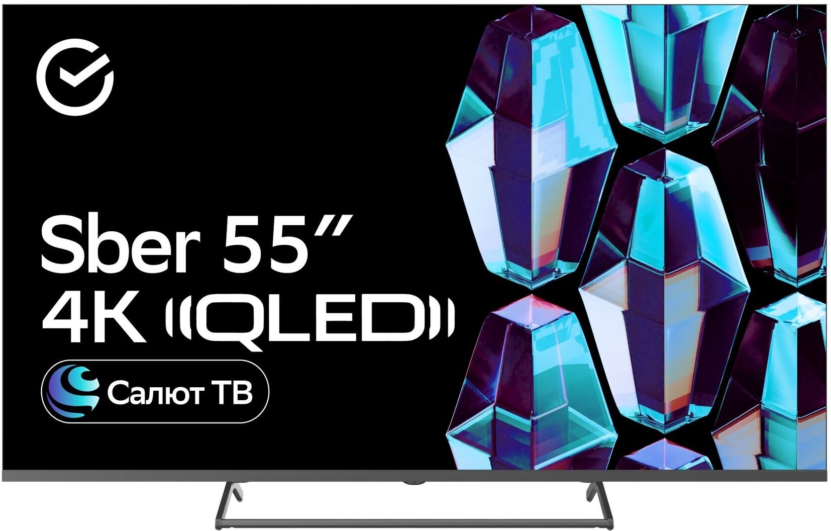 

Телевизор Sber SDX-55UQ5231 титан
