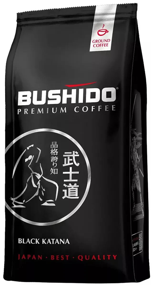 

Кофе Bushido Black Katana 227гр Ground Pack (молотый)