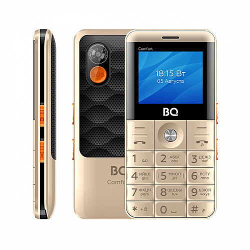 

Телефон BQ 2006 Comfort Gold/Black