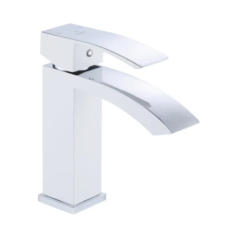 

Смеситель для раковины Rose R13F R1311F белый/хром