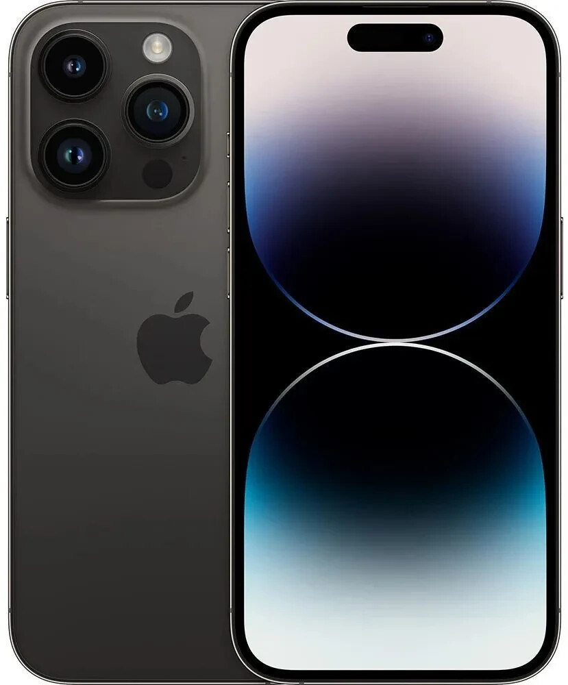 

Телефон Apple iPhone 14 Pro 128Gb черный космос (MPXR3ZA/A)