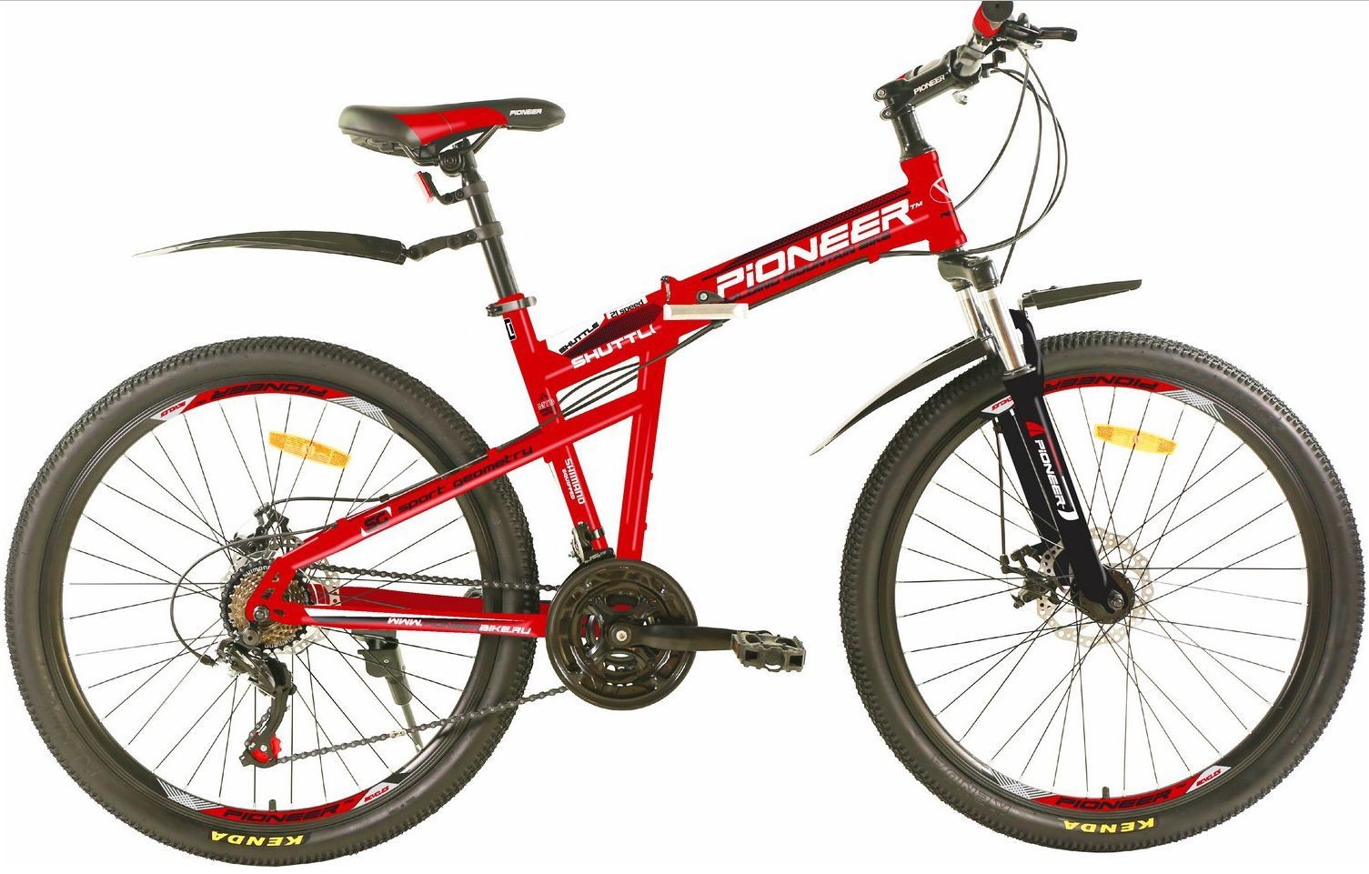 

Велосипед взрослый Pioneer SHUTTLE 26/17 red-black-white