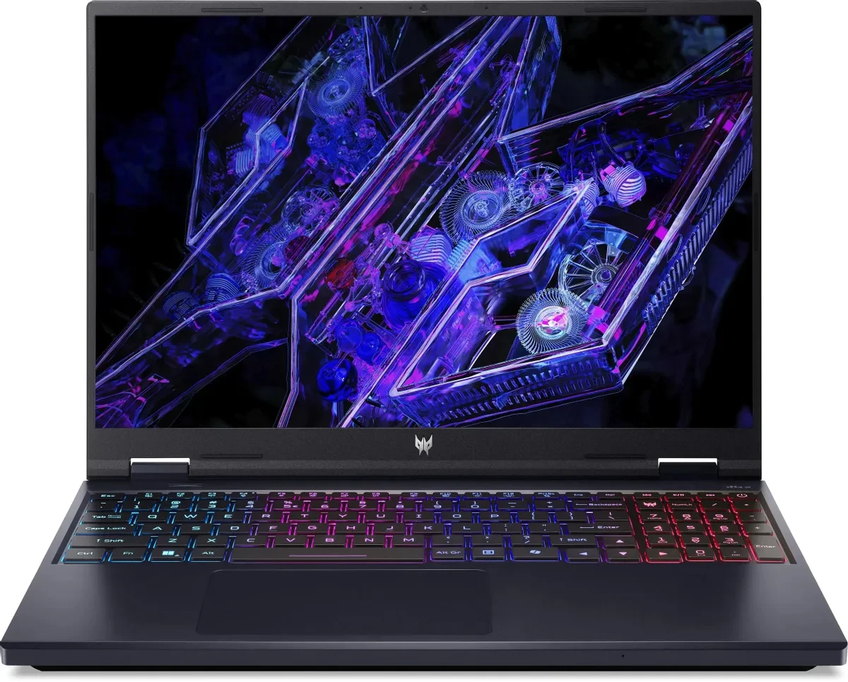 

Ноутбук ACER Predator Triton PTN16-51-988U Intel Core U9-185H/RAM 32Гб/SSD 2Тб/Win 11 Home серебристый (NH.QPNCD.003)