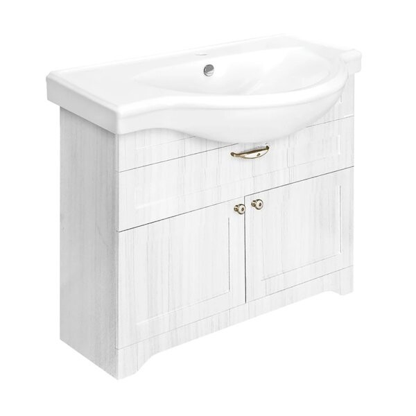 

Тумба Sanita CLASSIC 90-20 белый матовый (CLS8SLCW900112F1)