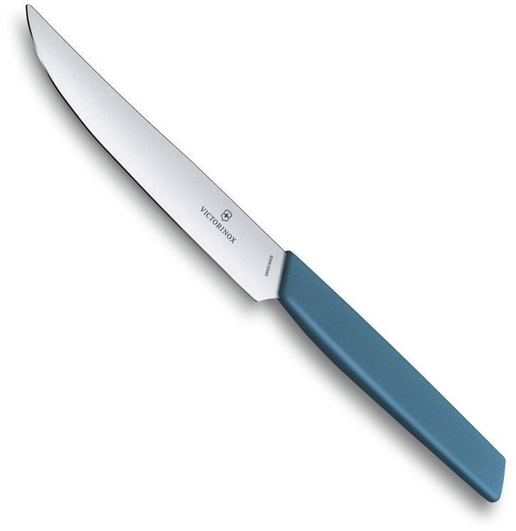 

Нож кухонный Victorinox Swiss Modern для стейка синий (6.9006.122)