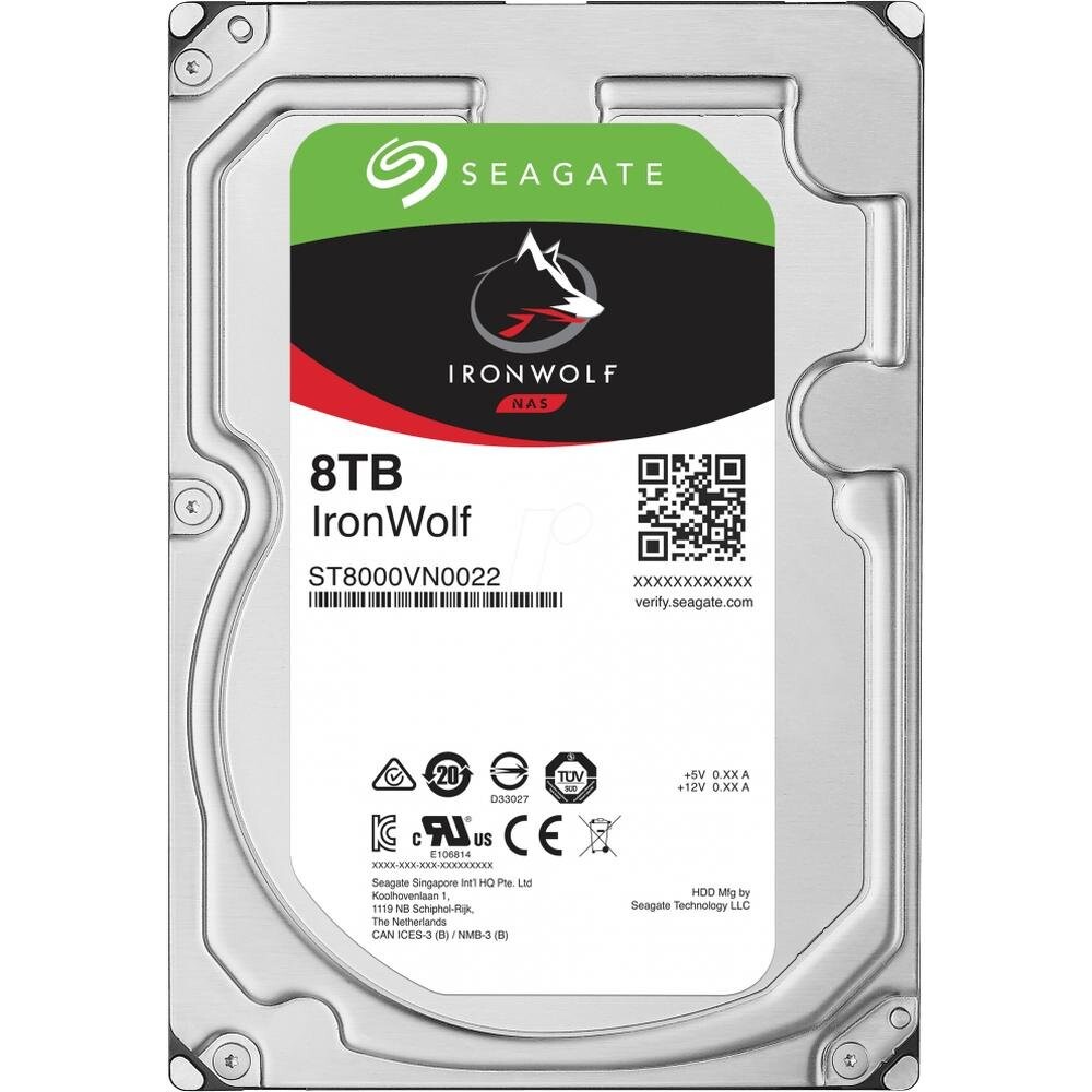 

Жесткий диск Seagate Ironwolf ST8000VN0022 SATA-III/8Tb/7200rpm/256Mb/3.5