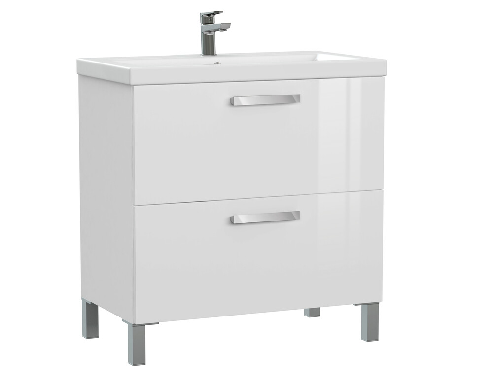 

Тумба Cersanit MELAR 80 (для раковины COMO 80) белый (64130)