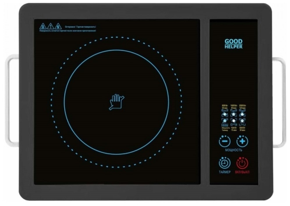 

Настольная плита Goodhelper ES-20R01 черная