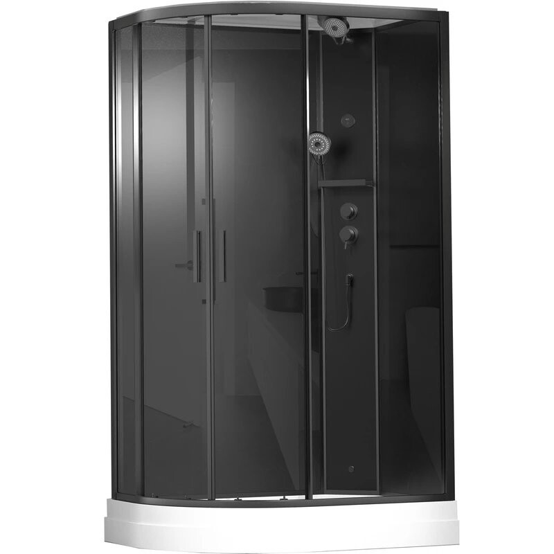 

Душевая кабина Timo Premium ILMA Black 120х80х222 (ILMA902RB)