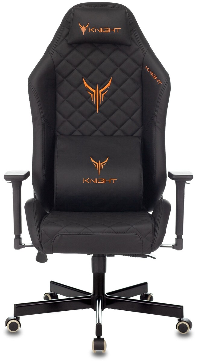 

Кресло Knight RAMPART черный ромбик эко.кожа