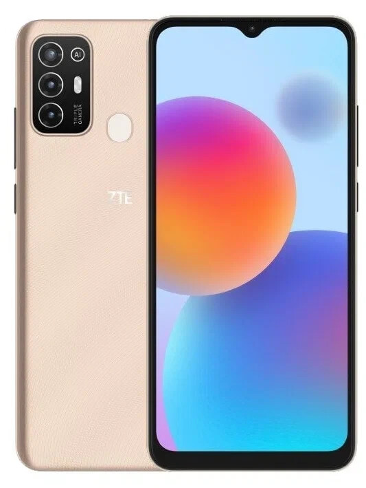 

Телефон ZTE Blade A52 4/64Gb золотой