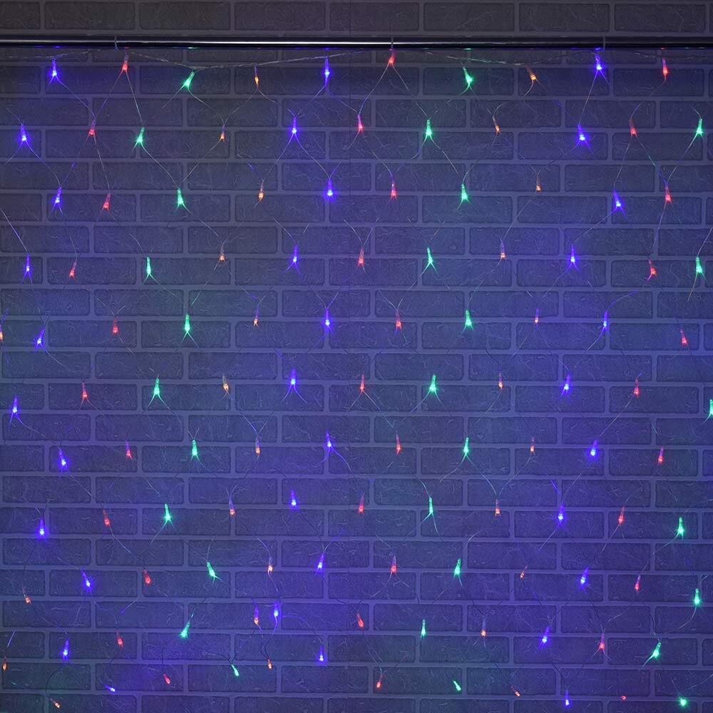 

Гирлянда Vegas Сеть 176 разноцветных LED ламп 2х1,5м (55073)