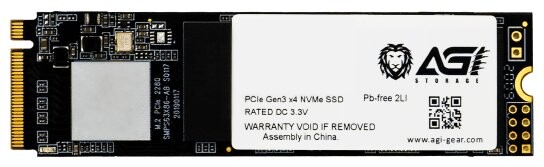 

SSD накопитель AGI AI198 M.2 2280 PCI-E 3.0 x4 256Gb (AGI256G16AI198)