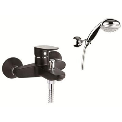 

Смеситель для ванны Fiore KEVON CHIC 81BX8150 хром/черный