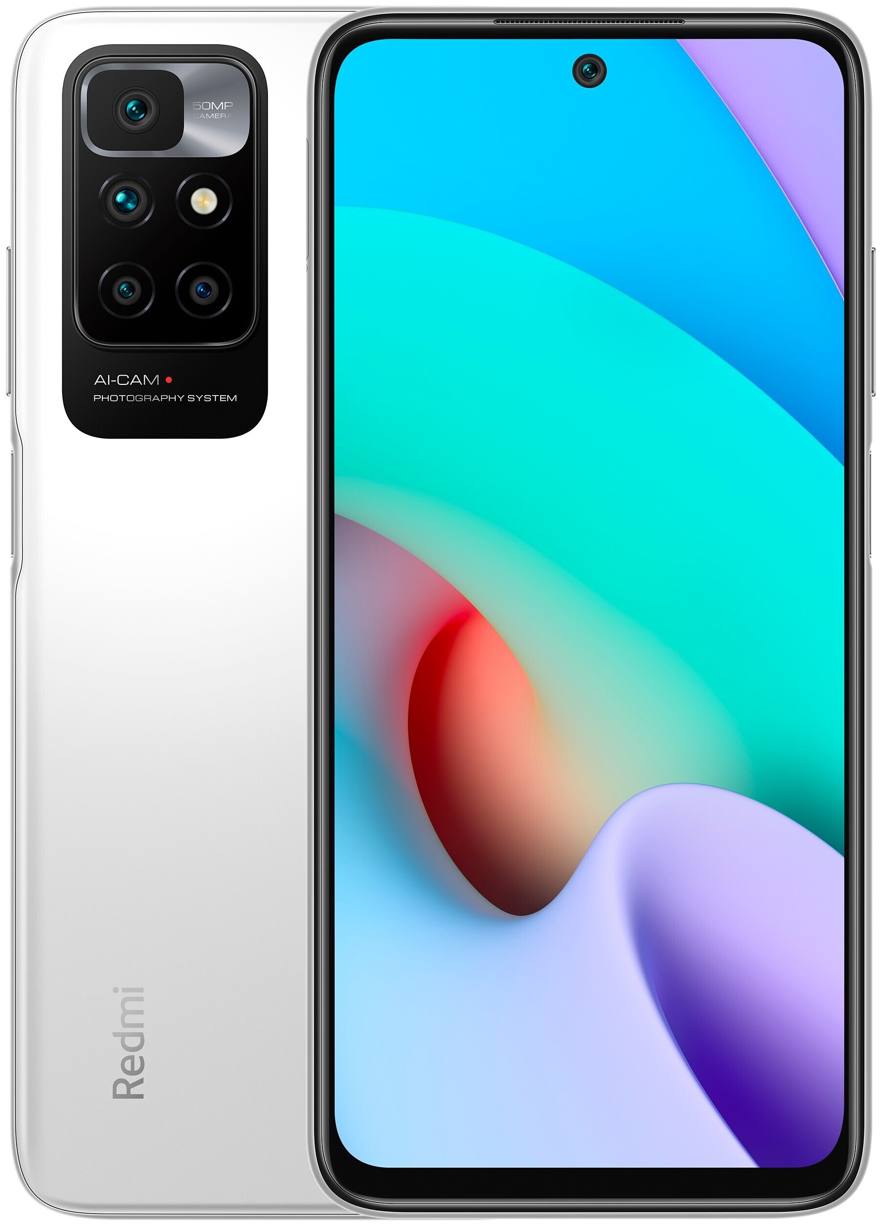 

Телефон Xiaomi Redmi 10 (2022) 4/64Gb белая галька