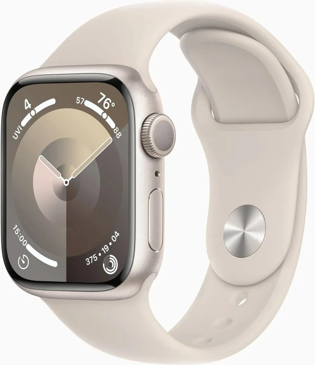 

Умные часы Apple Watch Series 9 (A2978) 41мм сияющая звезда (MR8U3LL/A)