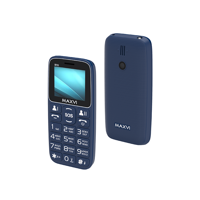 

Телефон Maxvi B110 Blue
