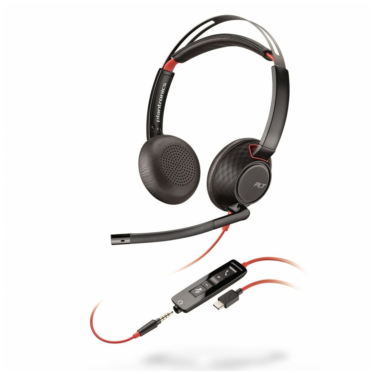 

Компьютерная гарнитура Plantronics Blackwire C5220 черный (207576-201)
