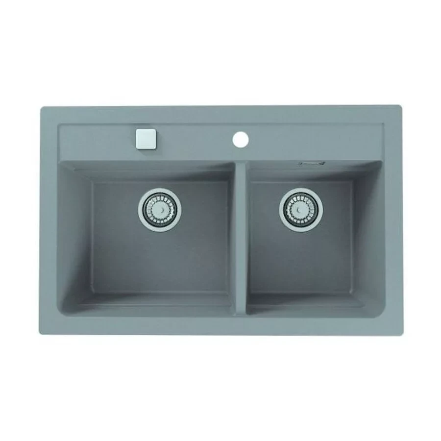 

Кухонная мойка Alveus Granital Atrox 50 Concrete-G81 790х500х195 с сифоном, серая (1132001)