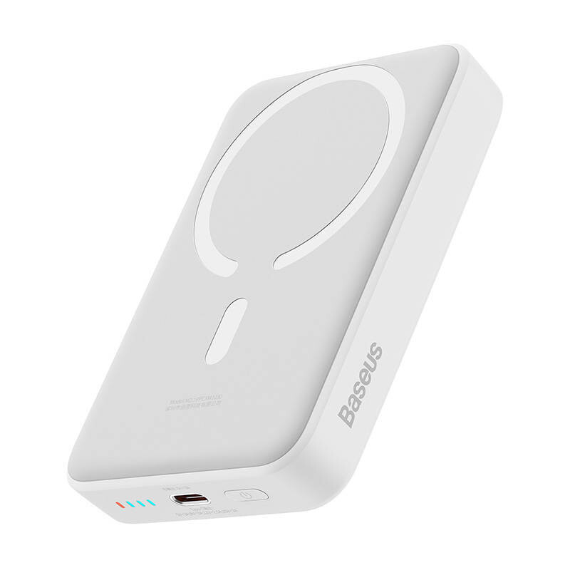 

Внешний аккумулятор Baseus Magnetic Mini Wireless Fast Charge 20000mAh 20W White (PPCX150002)