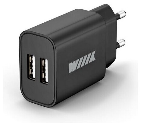 

Сетевое зарядное устройство WIIIX UNN-1-2-03 2.4A универсальное черный