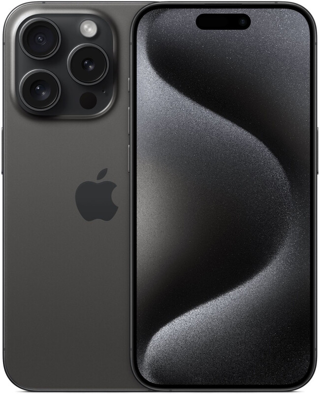 

Телефон Apple iPhone 15 Pro (A3101) 128Gb черный (MTU73J/A)