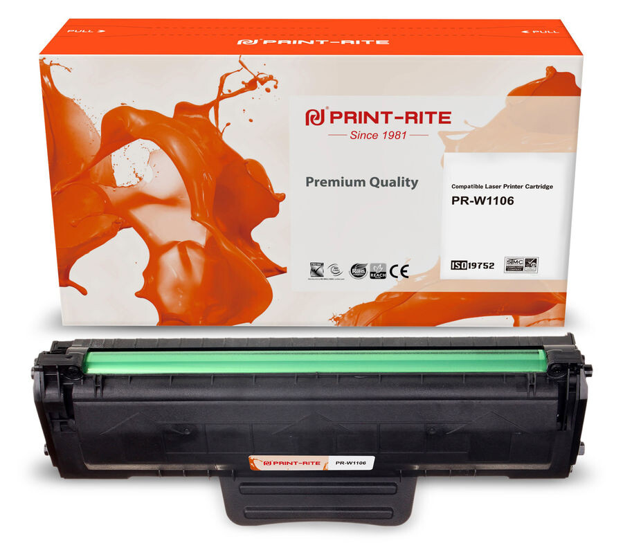 

Картридж Print-Rite PR-W1106 (W1106A/TFHB9GBPU1J) черный