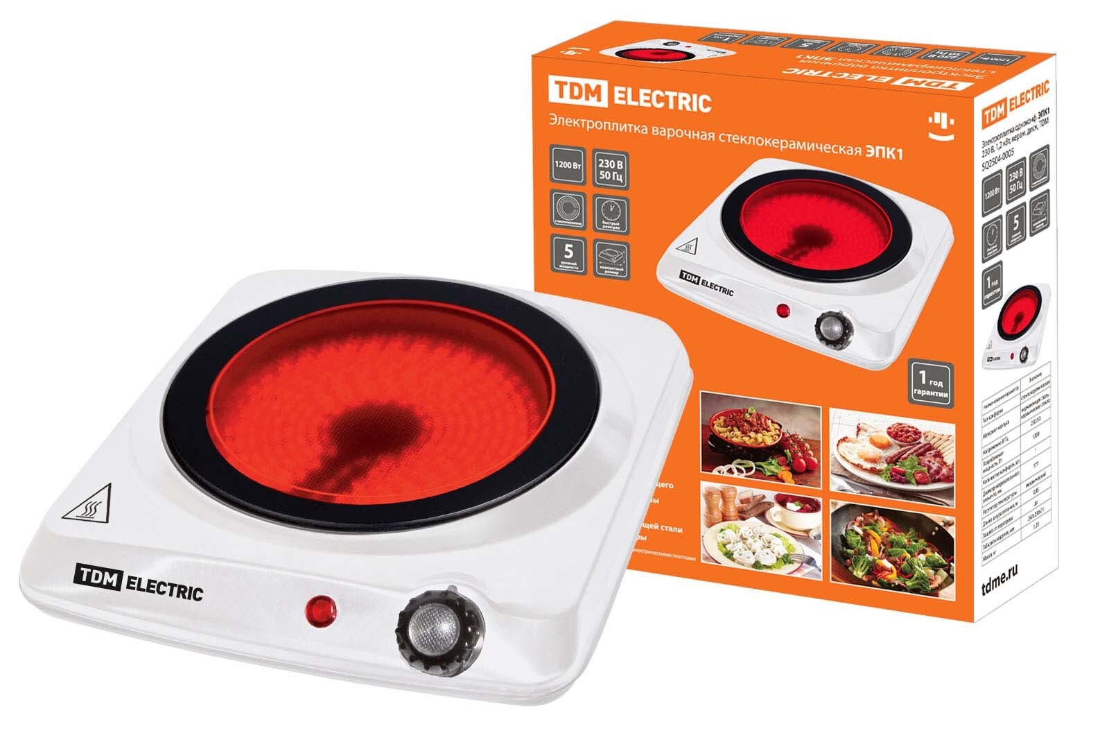 

Настольная плита TDM Electric ЭПК1 (SQ2504-0005)