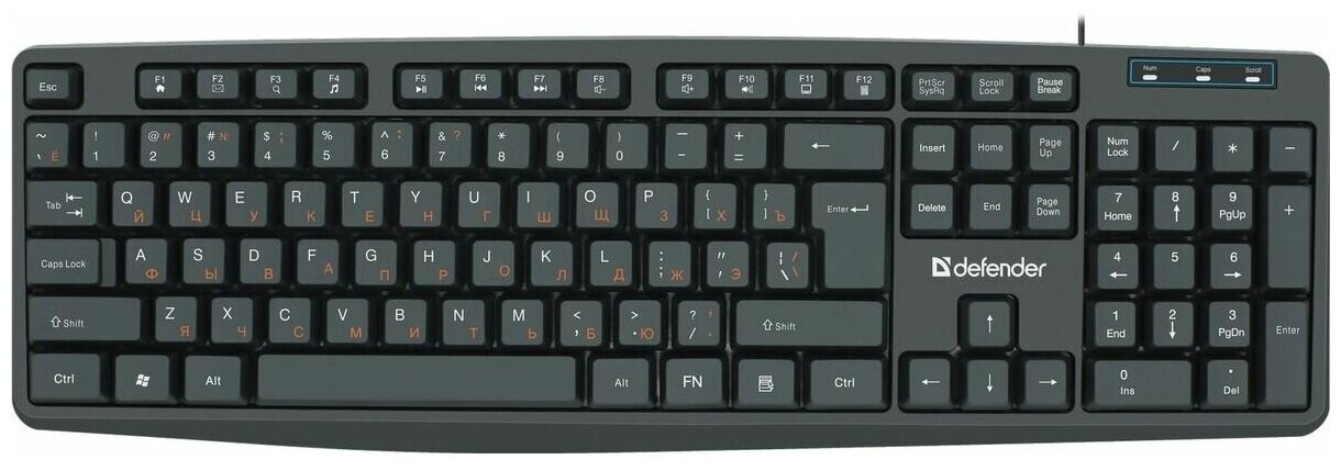 

Клавиатура Defender CONCEPT HB-164 BLACK (45164)