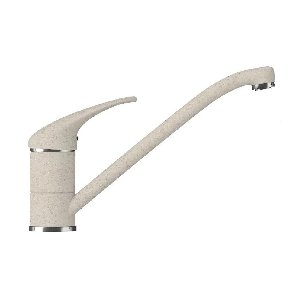 

Смеситель для кухни Polygran Низкий кремовый (N327)