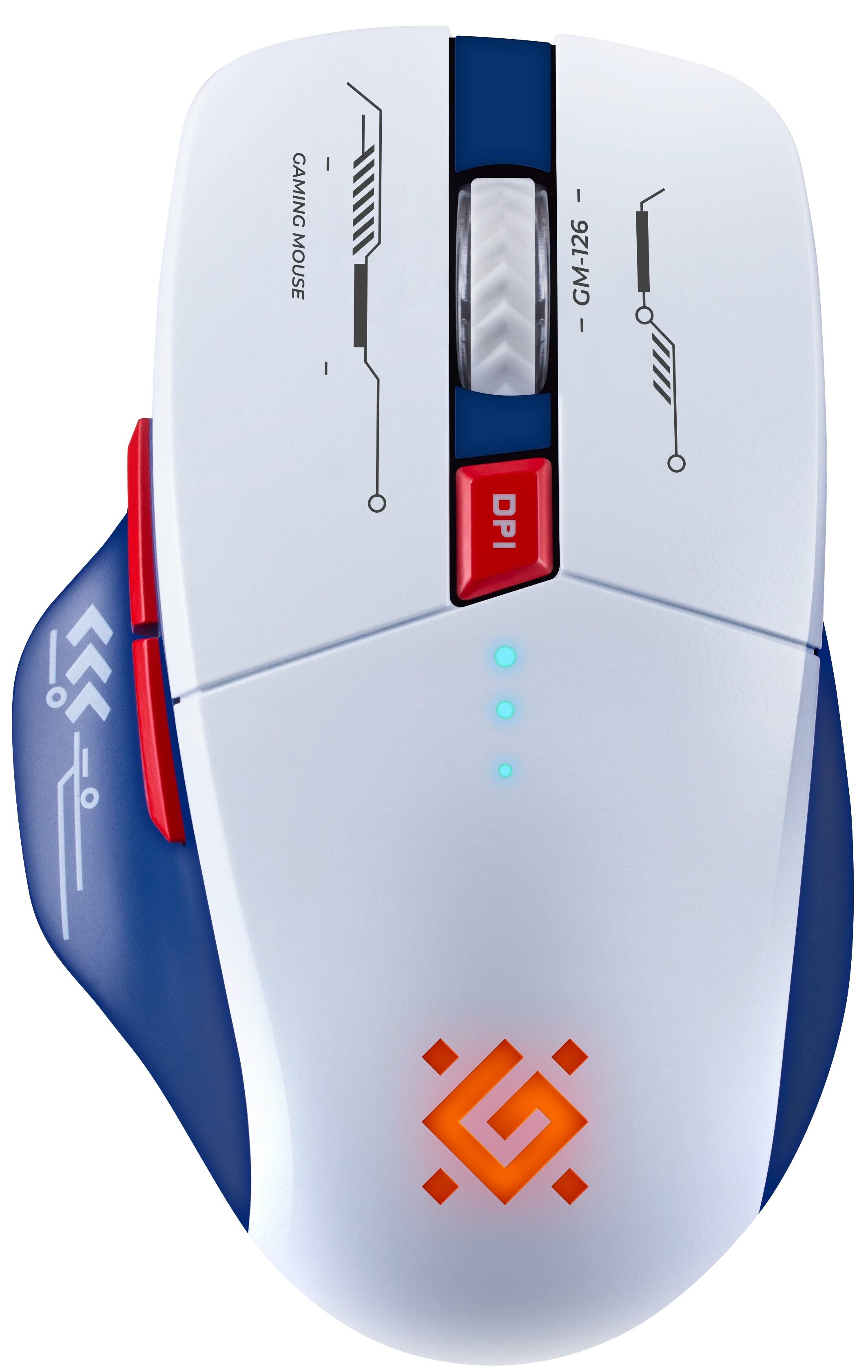 

Компьютерная мышь Defender TISA GM-126 WHITE/BLUE (52126)