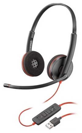 

Компьютерная гарнитура Plantronics Blackwire C3220 черный (209745-201)